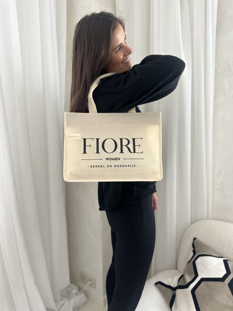 LYON BEIGE BAG - M (35x12x28cm)