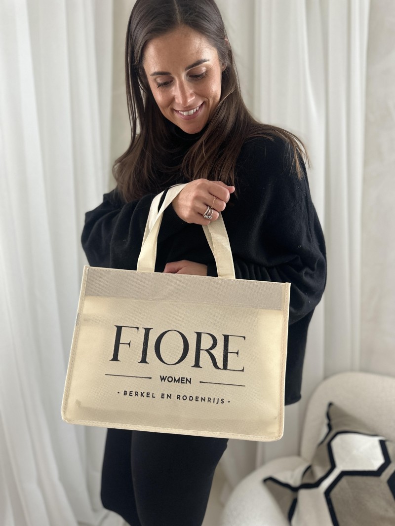 LYON BEIGE BAG - M (35x12x28cm)