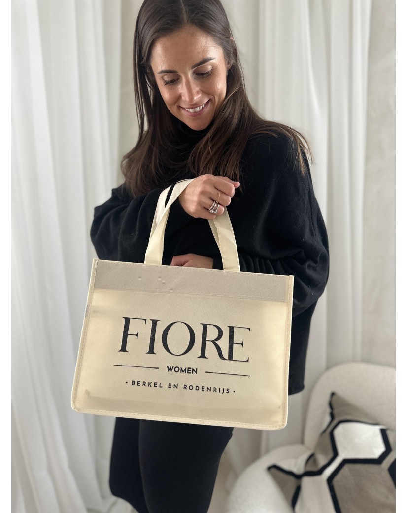 LYON BEIGE BAG - M (35x12x28cm)