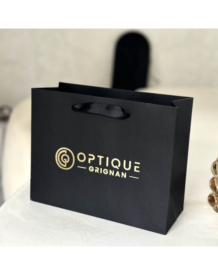 Luxury Paper Bag – Black – XS (16x8x16 cm)