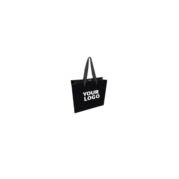Luxury Paper Bag – Black – XS (16x8x16 cm)
