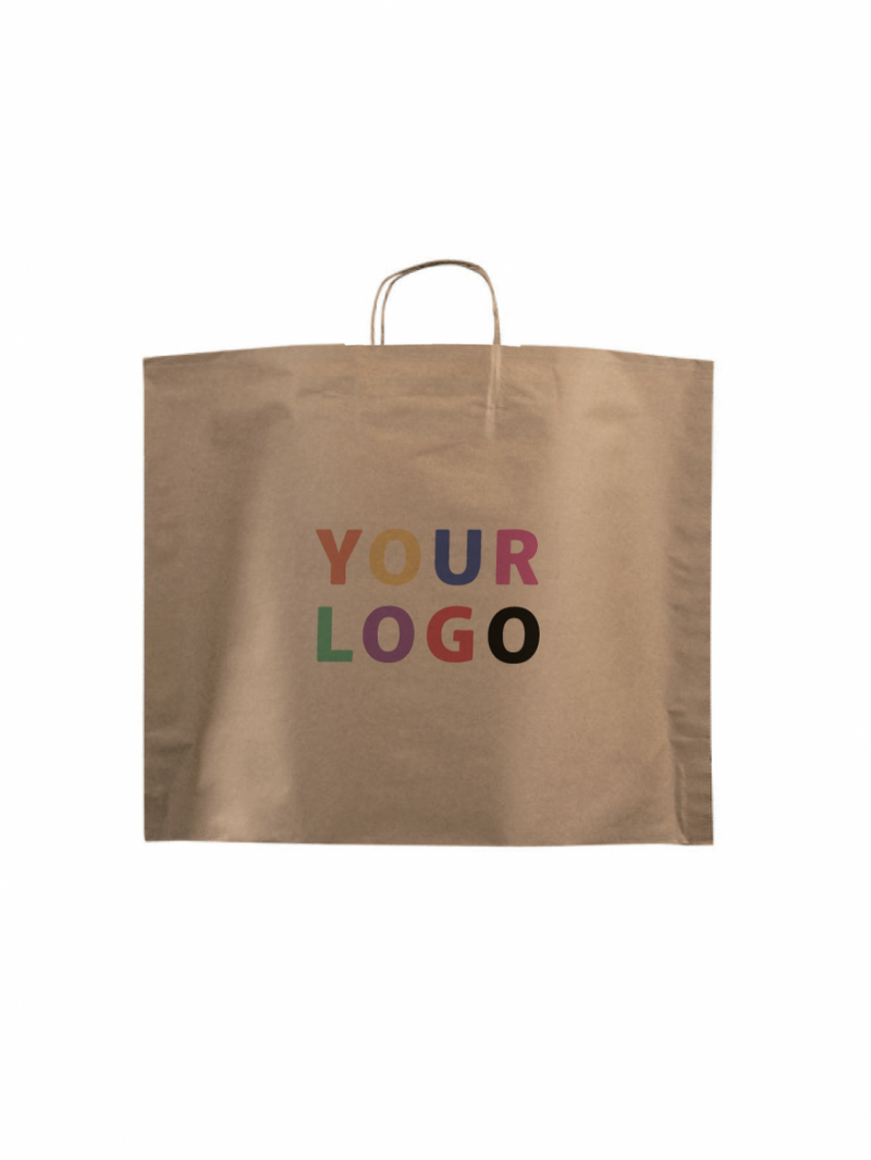 BOOT PAPIEREN TAS - KRAFT M (45X14X35CM)