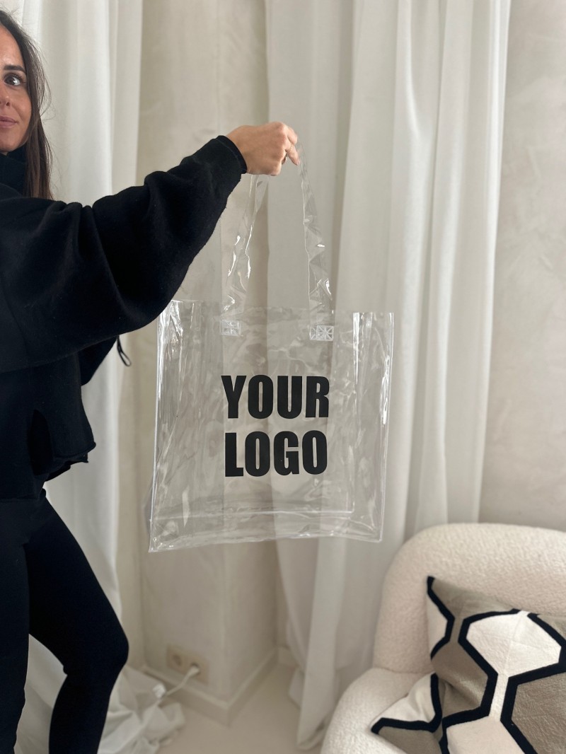 RIO BAG - TRANSPARENT - (40x14x40 cm)