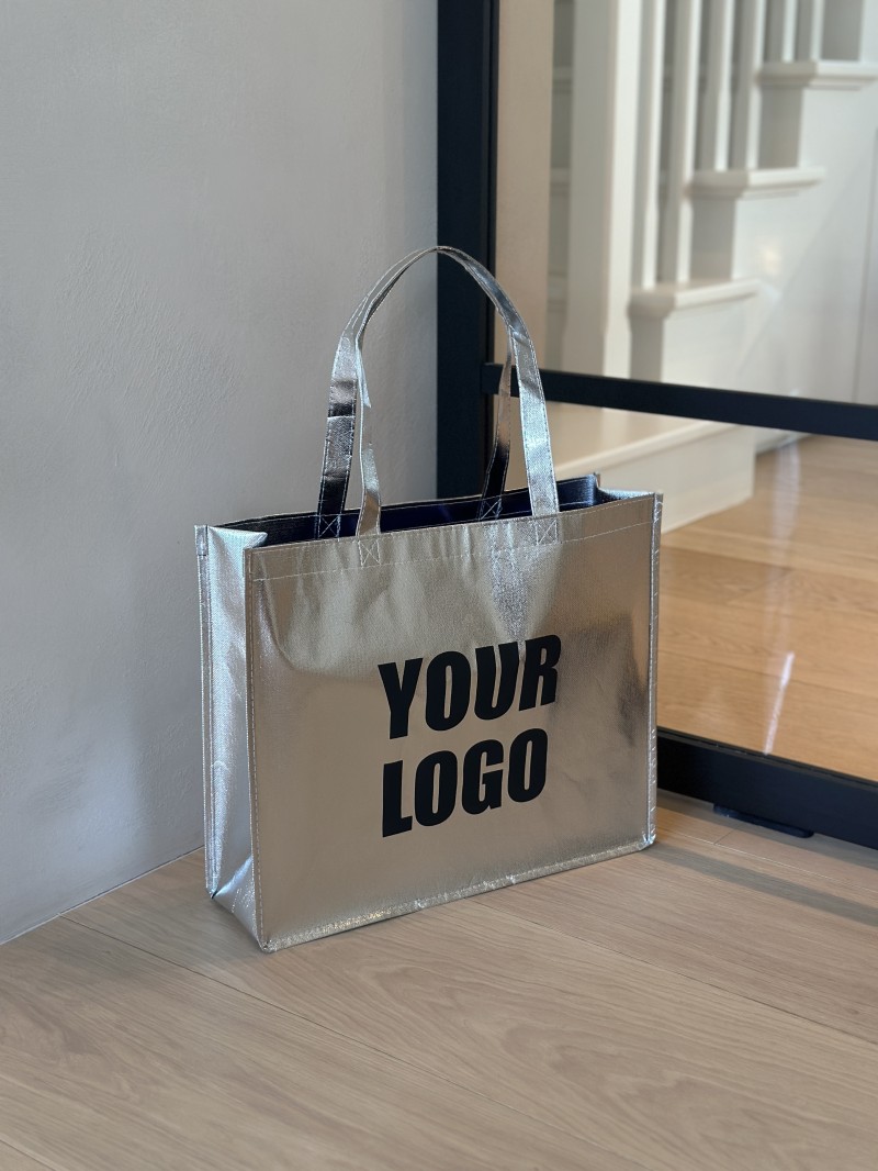 MIAMI BAG - SILVER - (42x12x35 cm)