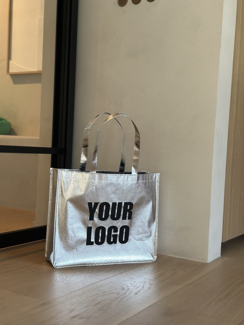MIAMI BAG - SILVER - (42x12x35 cm)