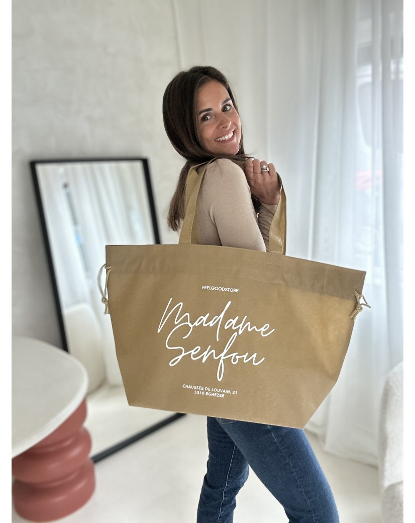NICE BEIGE L BAG (58x24x35cm)