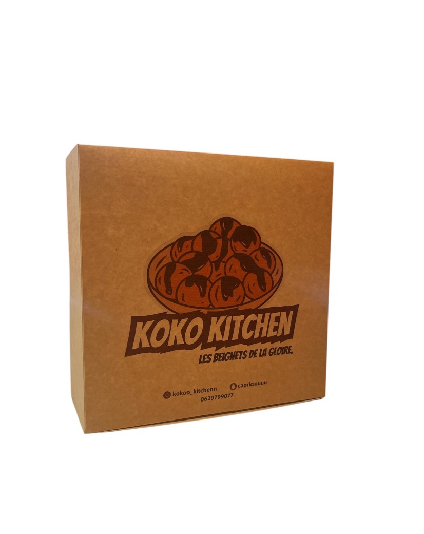 Gepersonaliseerde patisseriebox 23x8cm