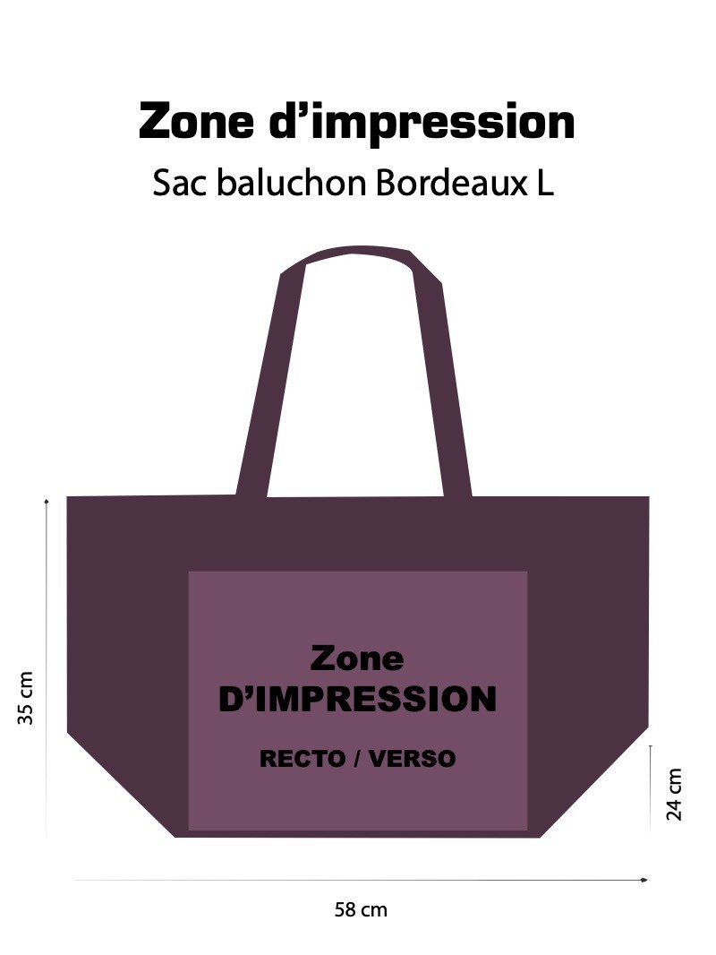 NICE BORDEAUX L BAG (58x24x35cm)