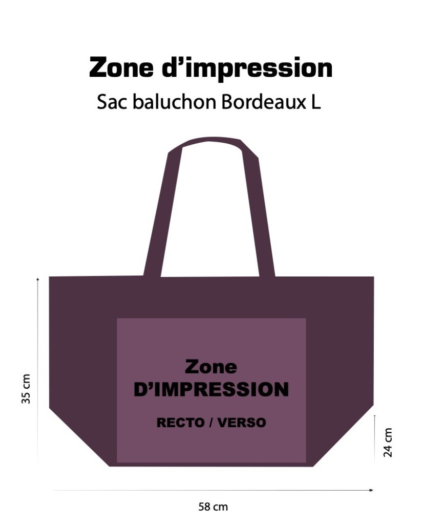 NICE BORDEAUX L BAG (58x24x35cm)