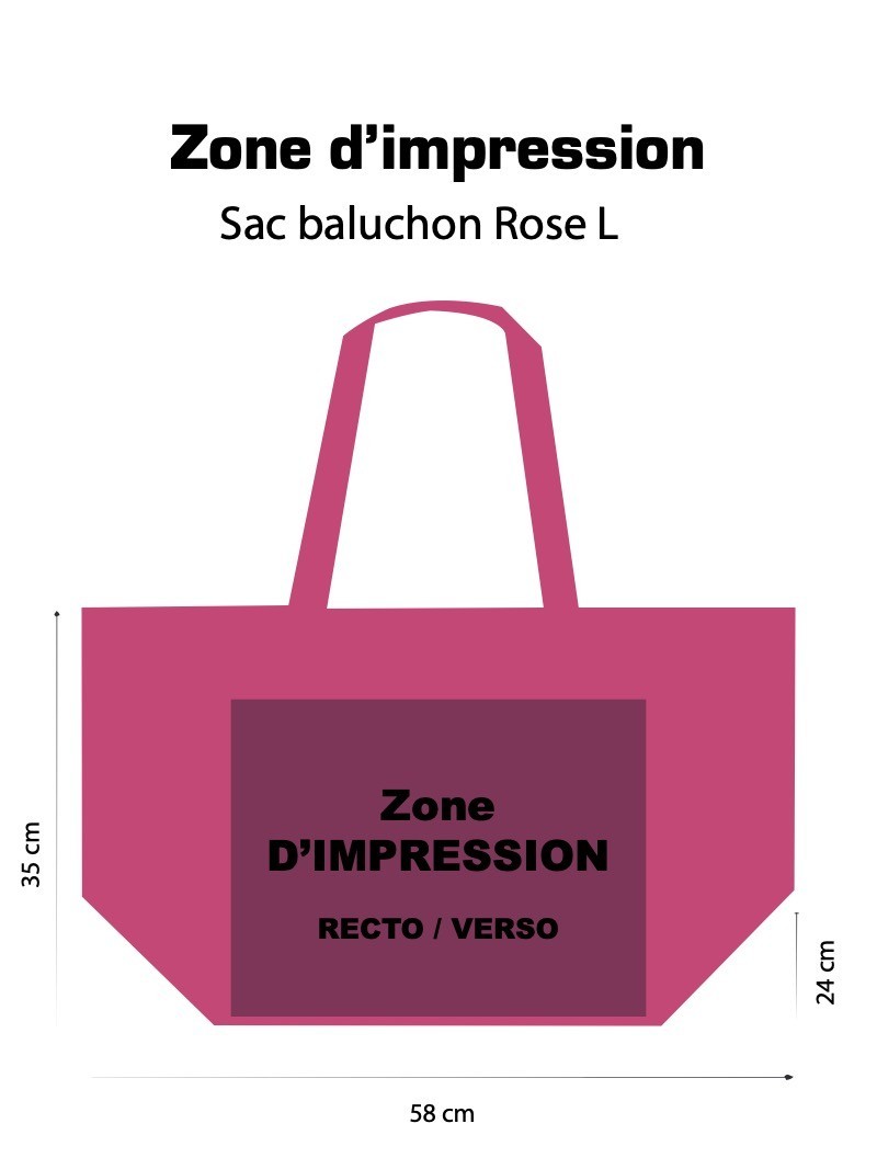 NICE PINK L BAG (58x24x35cm)