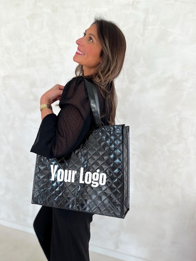BAG OSLO - BLACK - (41x12x35 cm)