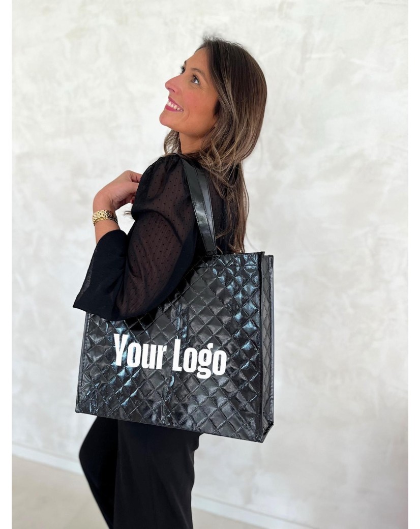 BAG OSLO - BLACK - (41x12x35 cm)