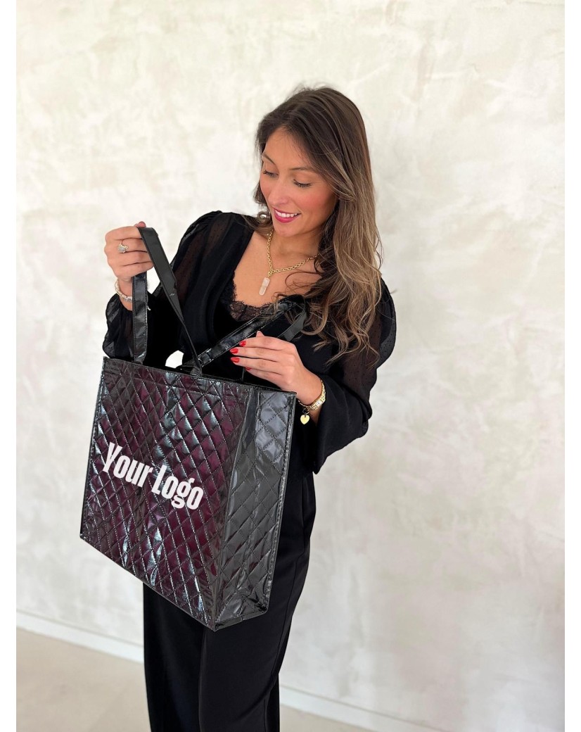 BAG OSLO - BLACK - (41x12x35 cm)