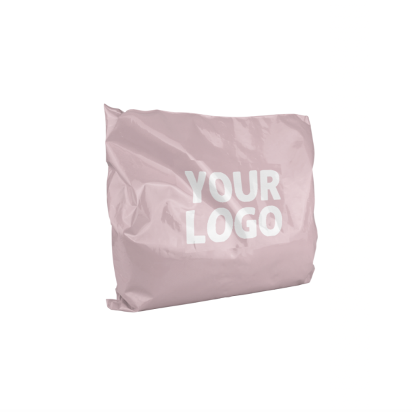 Large personalized pink plastic envelope - Paris model