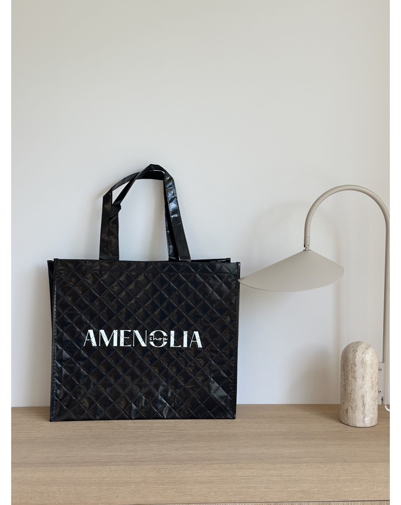 BAG OSLO - BLACK - (41x12x35 cm)