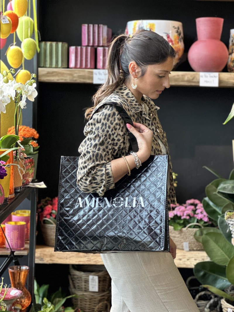 BAG OSLO - BLACK - (41x12x35 cm)