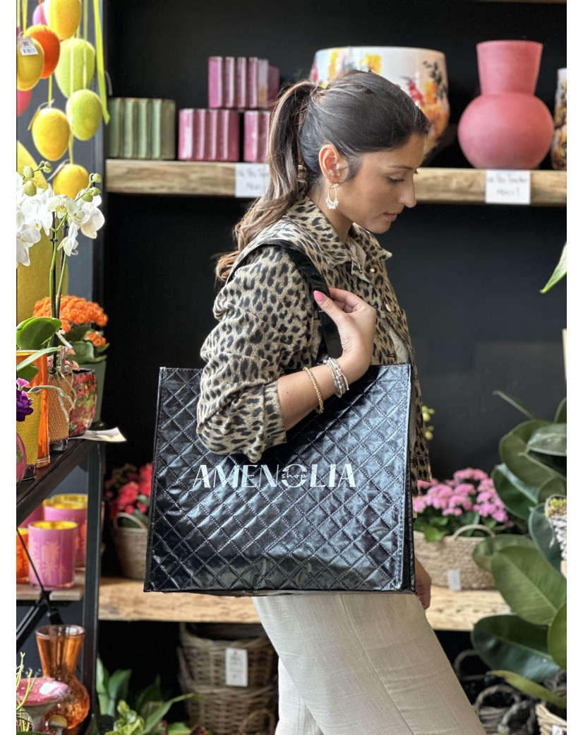 BAG OSLO - BLACK - (41x12x35 cm)