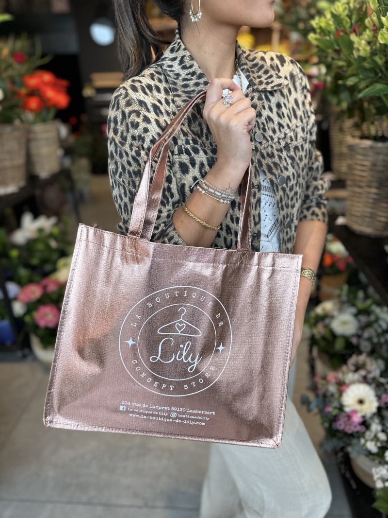 MIAMI BAG - BRONZE - (42x12x35 cm)