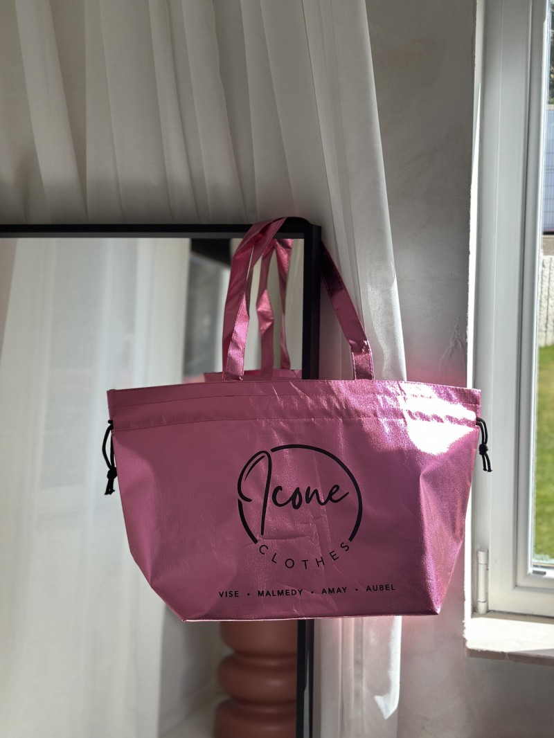 BOLSA NICE ROSA ORO L (58x24x35cm)