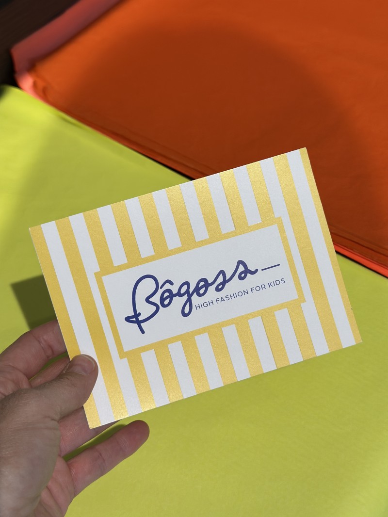 Personalized card from A to Z