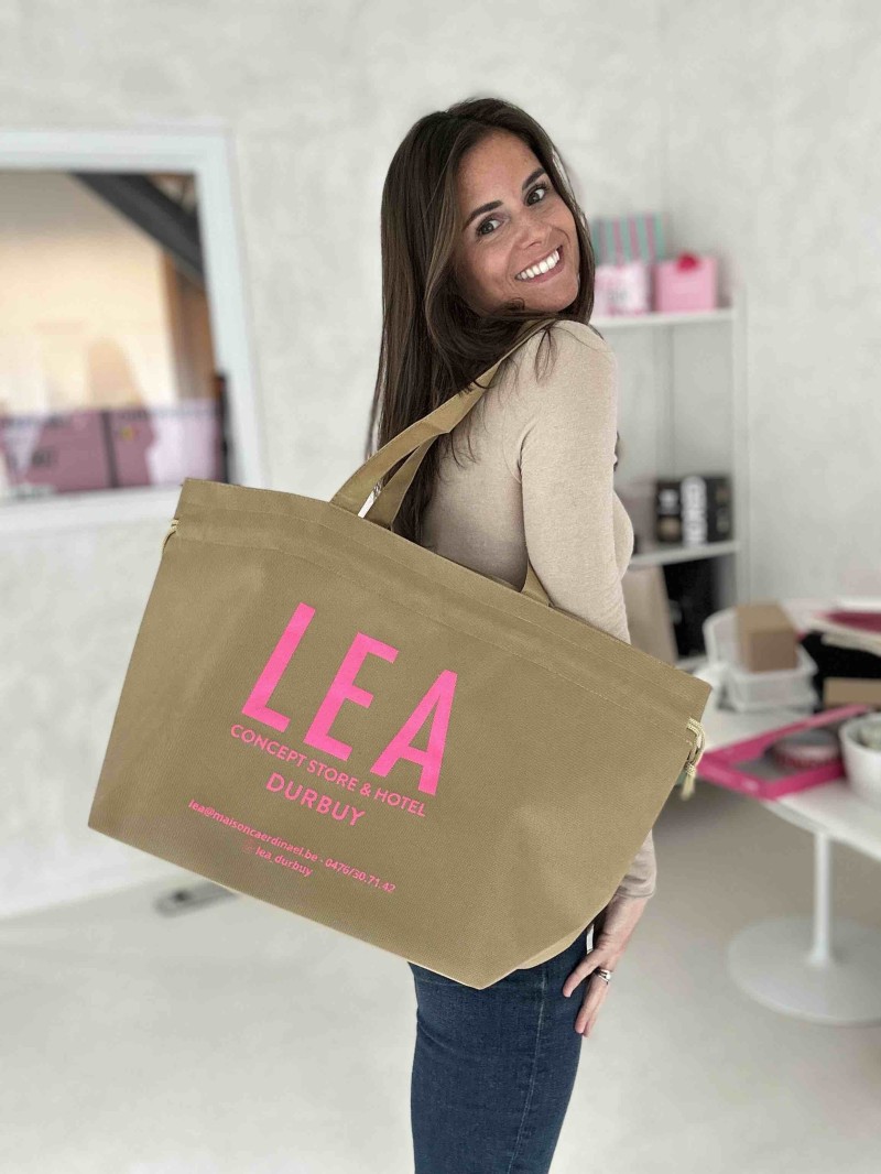 NICE BEIGE L BAG (58x24x35cm)