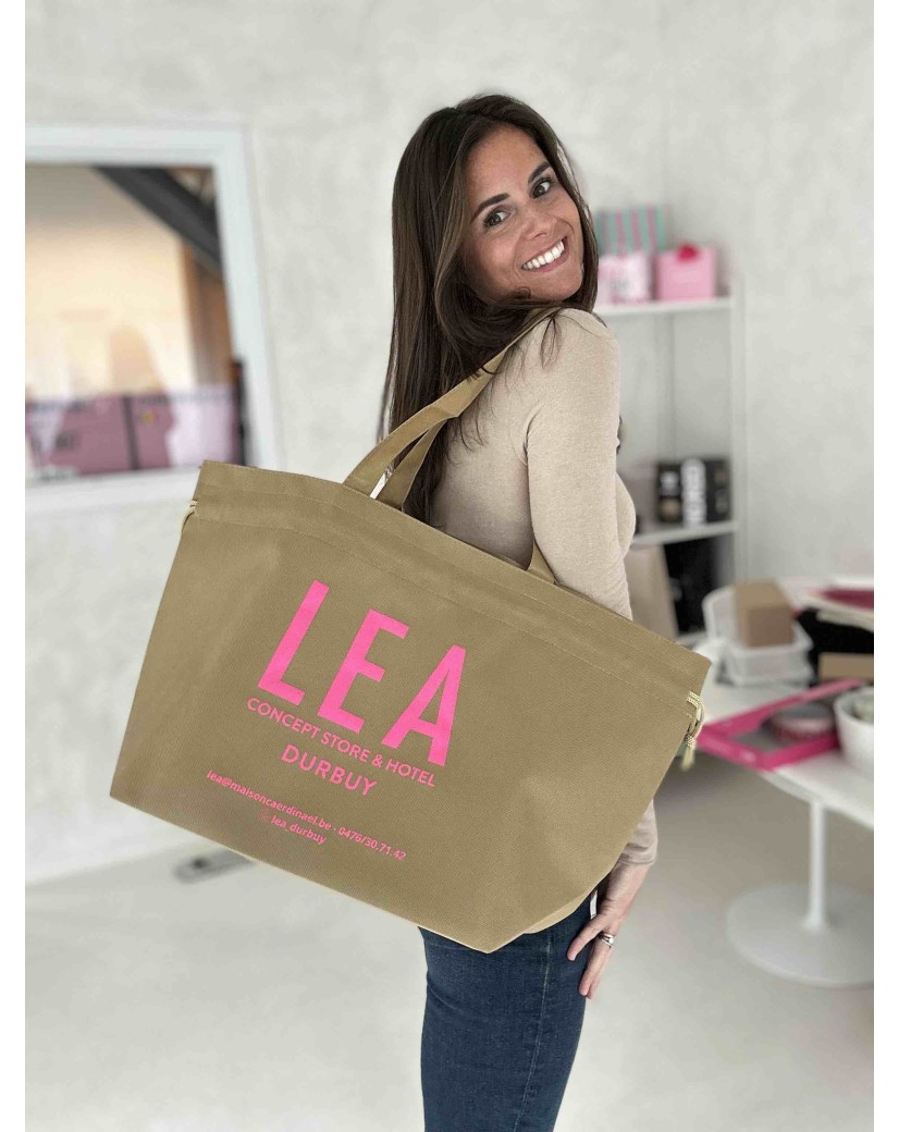 NICE BEIGE L BAG (58x24x35cm)