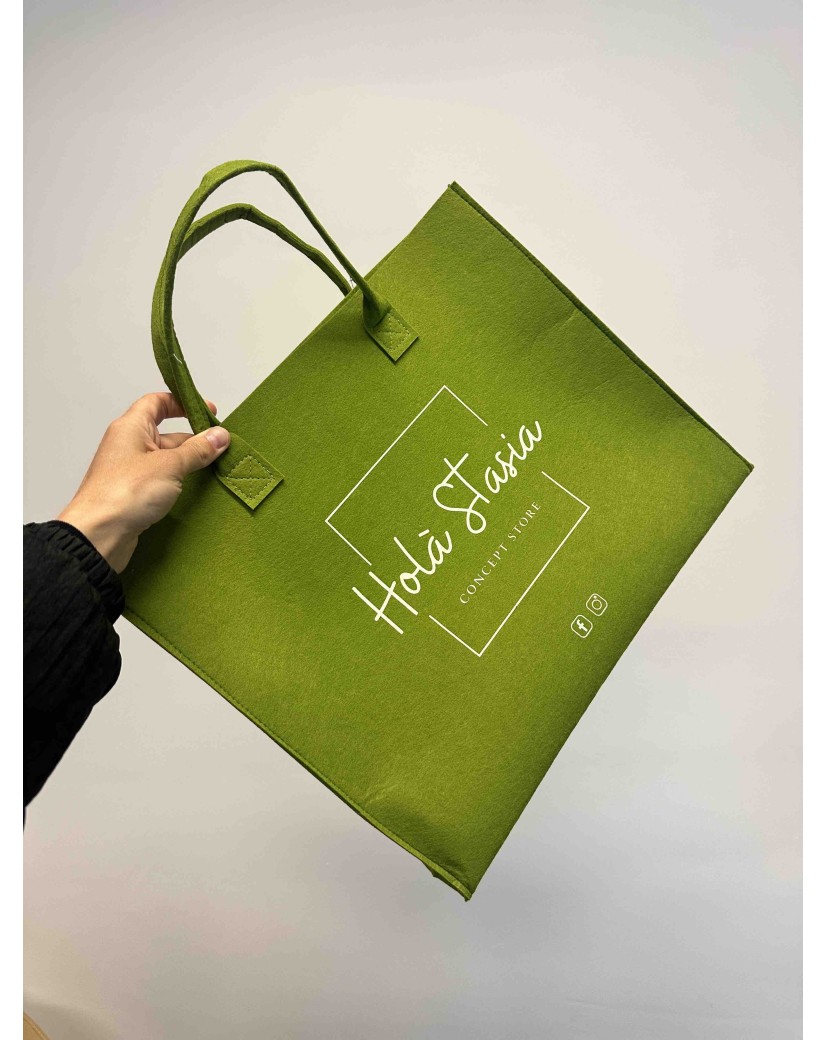 VILTEN DRAAGTAS "GRENOBLE" - GROEN - L (42x12x35cm)