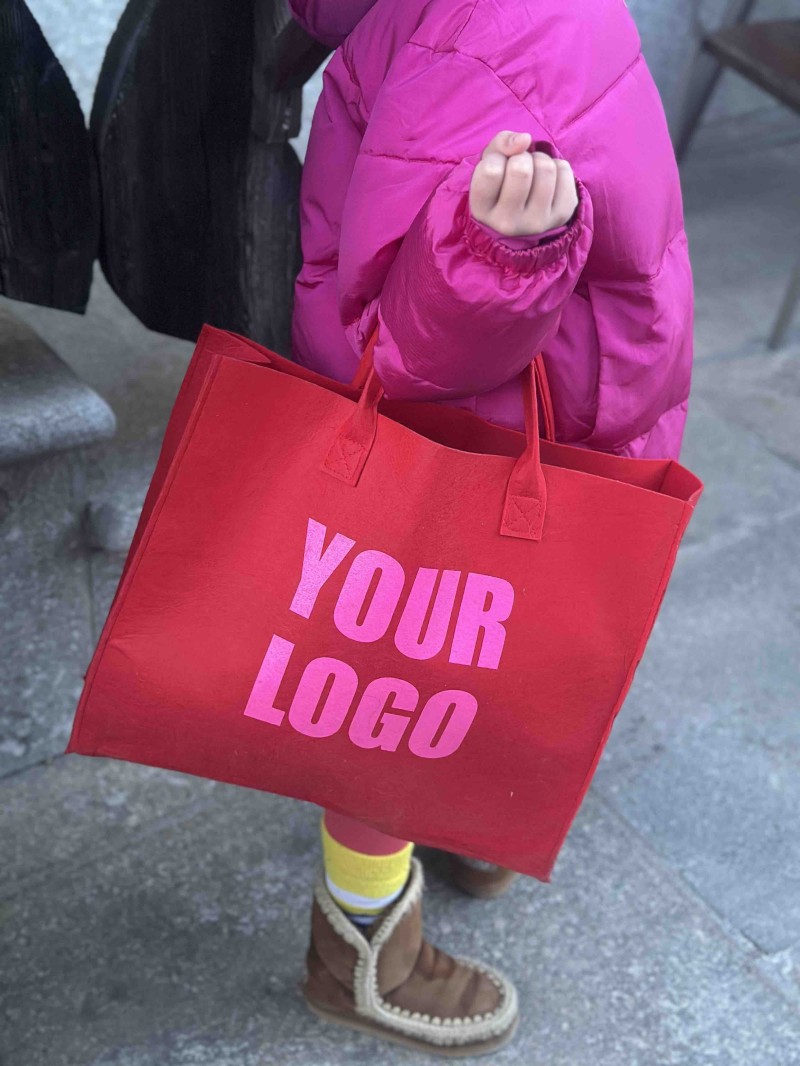 SAC GRENOBLE - ROUGE -  L (42x12x35cm)