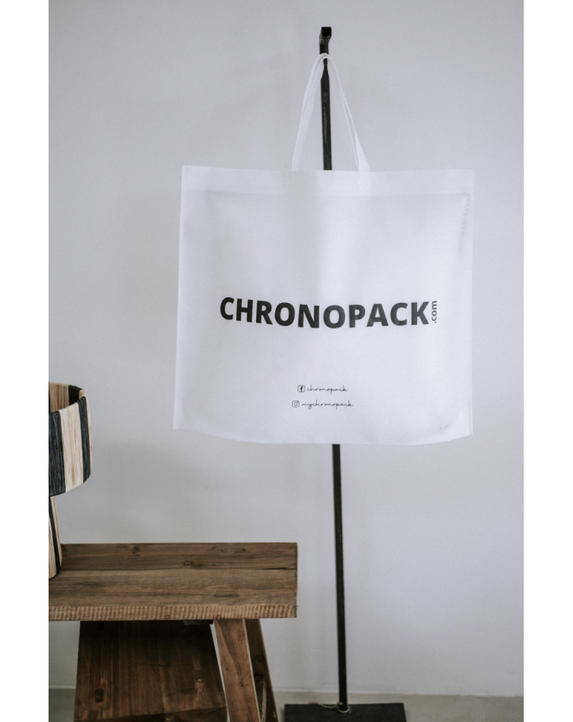 MARSEILLE WHITE BAG - M (45x10x35cm)