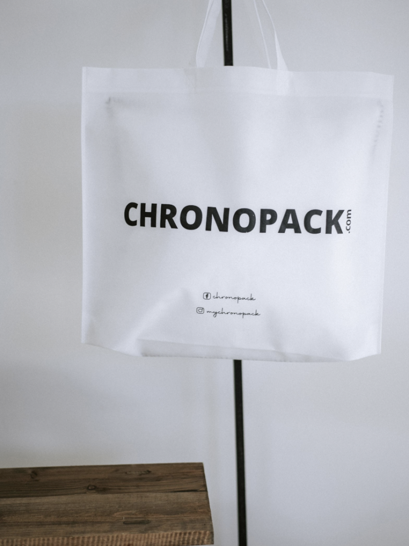 MARSEILLE WHITE BAG - M (45x10x35cm)