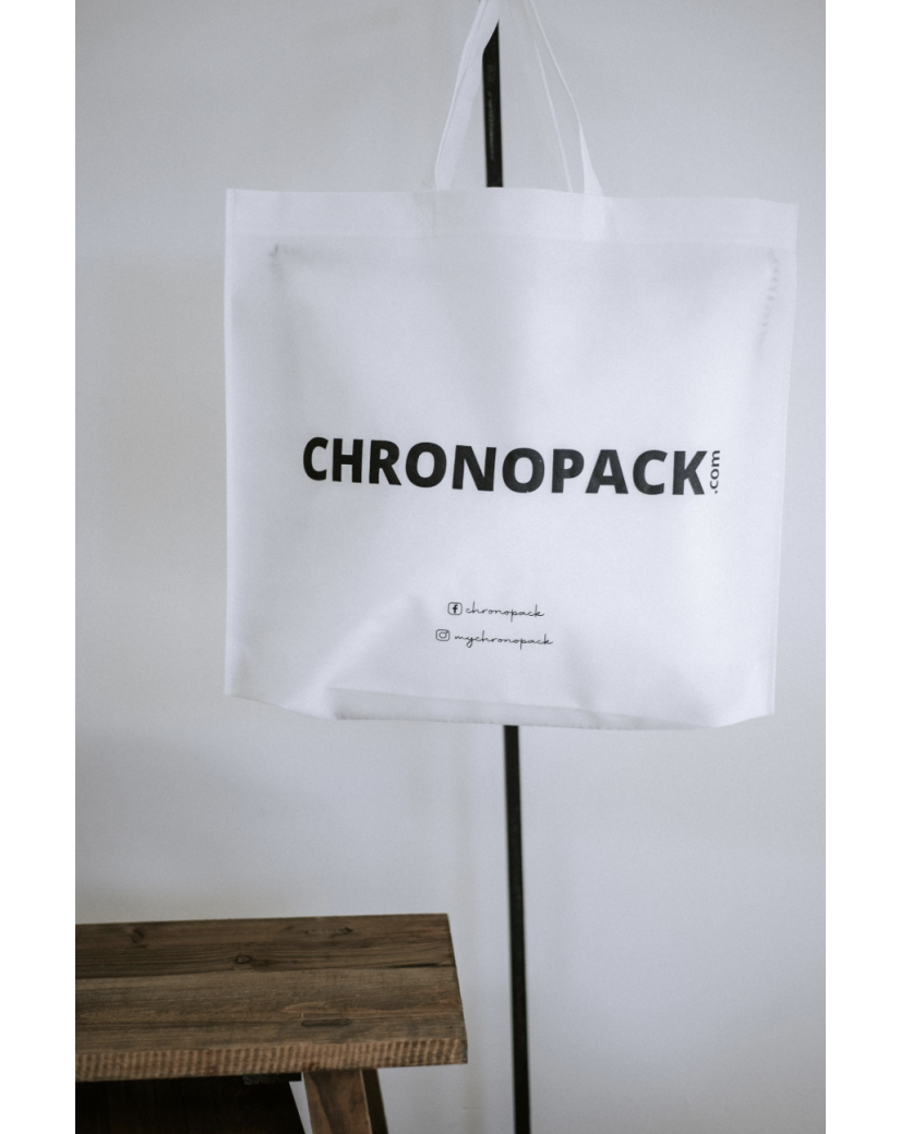MARSEILLE WHITE BAG - M (45x10x35cm)