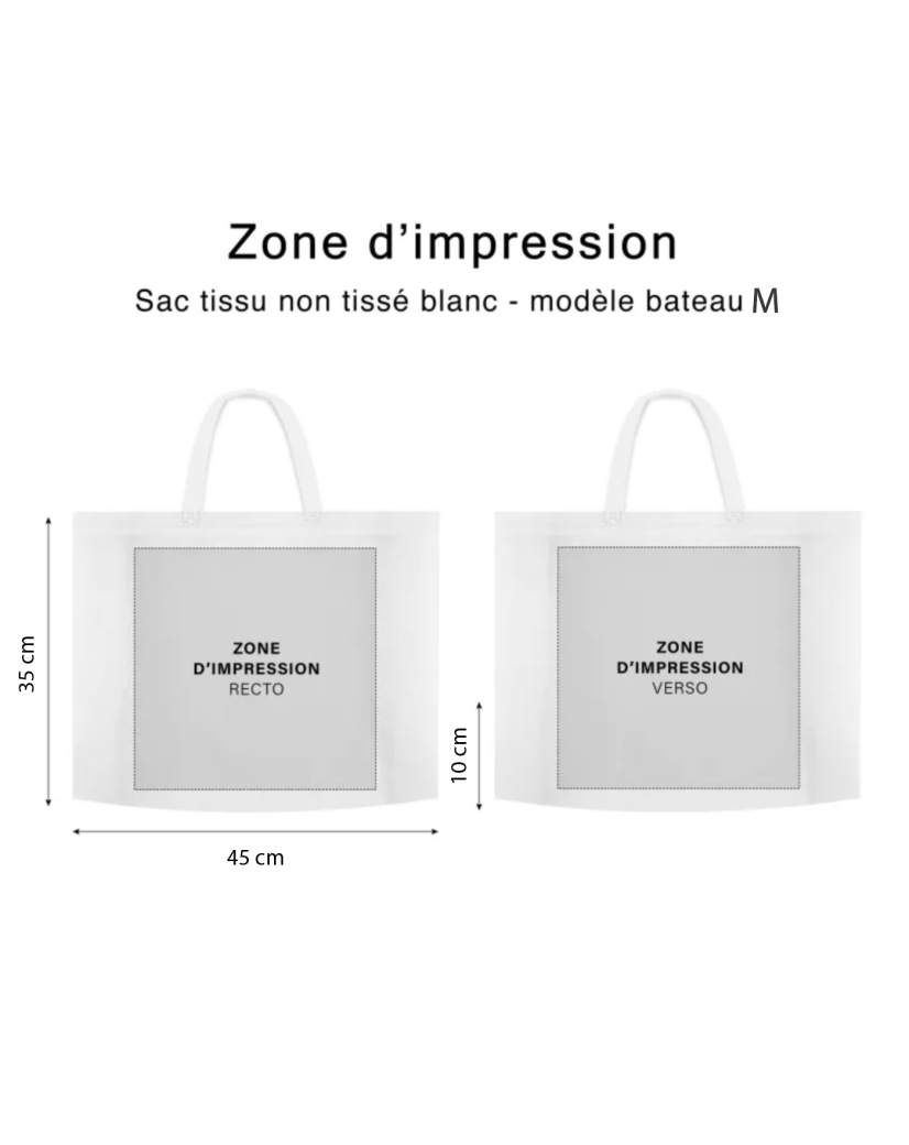 MARSEILLE WHITE BAG - M (45x10x35cm)