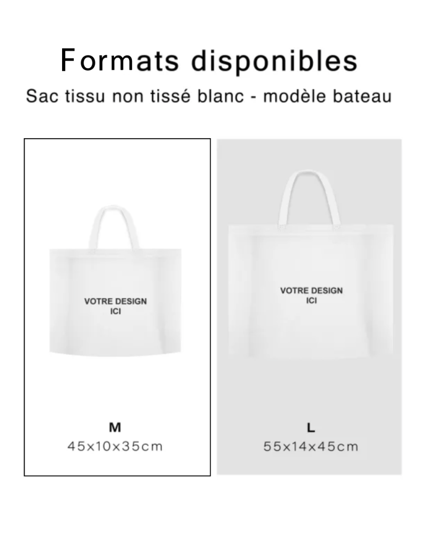 MARSEILLE WHITE BAG - M (45x10x35cm)