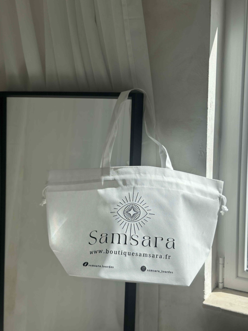 SAC NICE WHITE L (58x24x35cm)