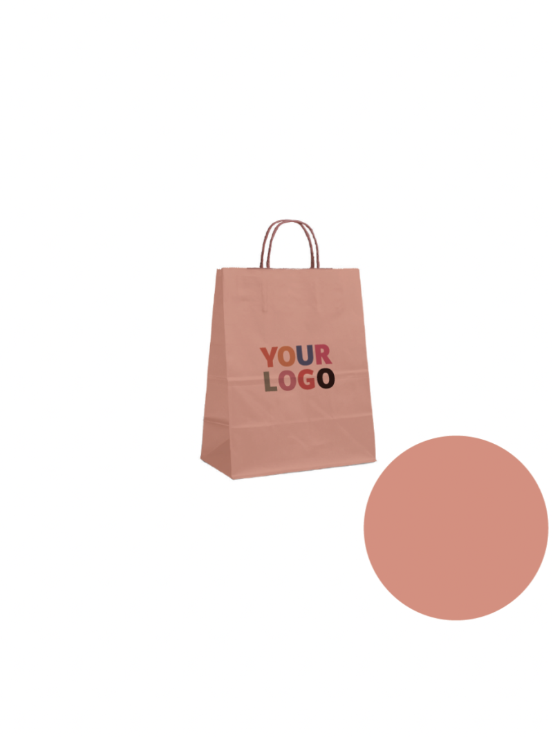 Bolsas de papel – Albaricoque S (18x8x22cm)