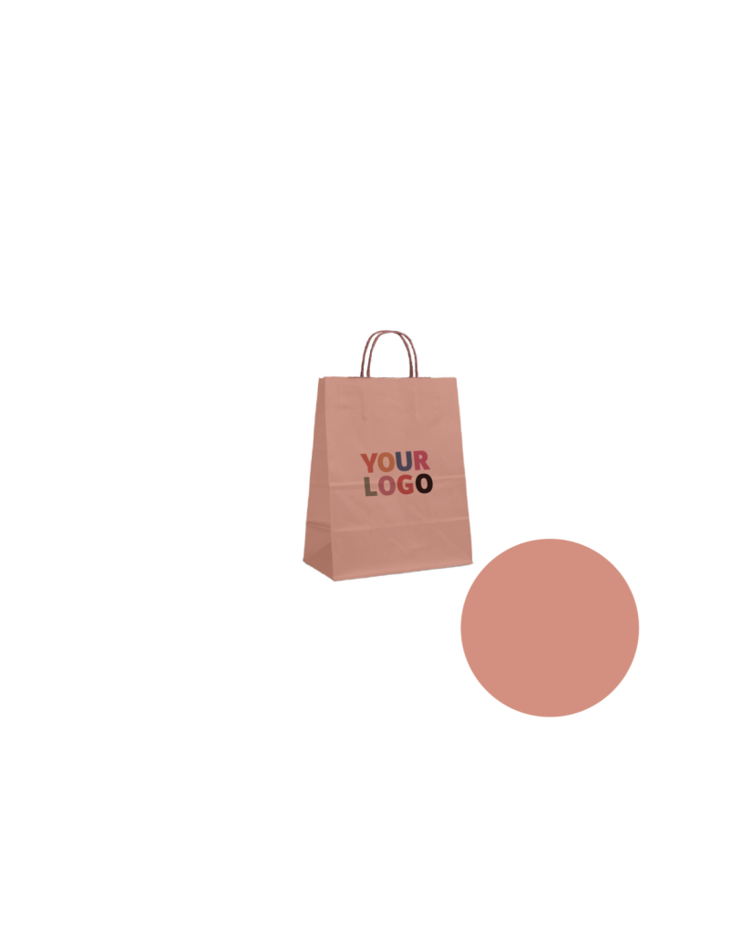 Bolsas de papel – Albaricoque S (18x8x22cm)