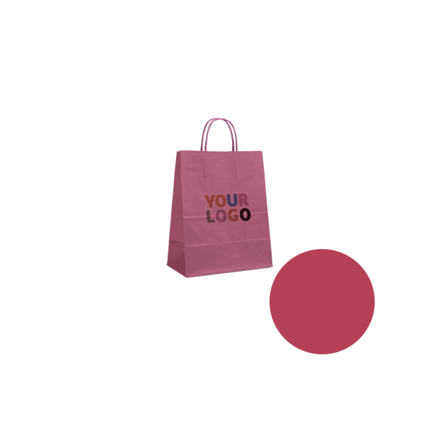 Paper Bags – Velvet Red S (18x8x22cm)