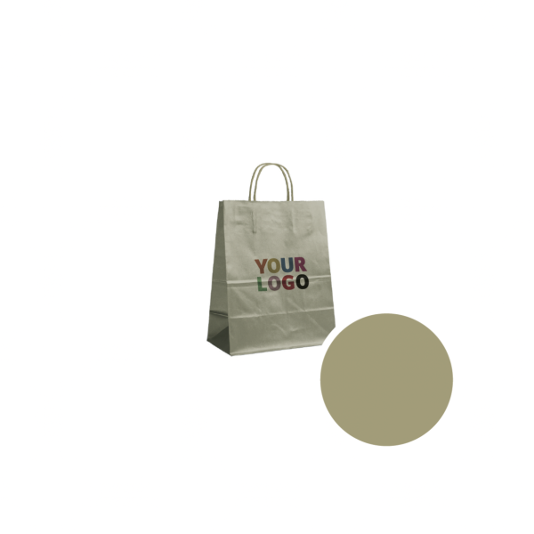 Paper Bags – Gold S (18x8x22cm)
