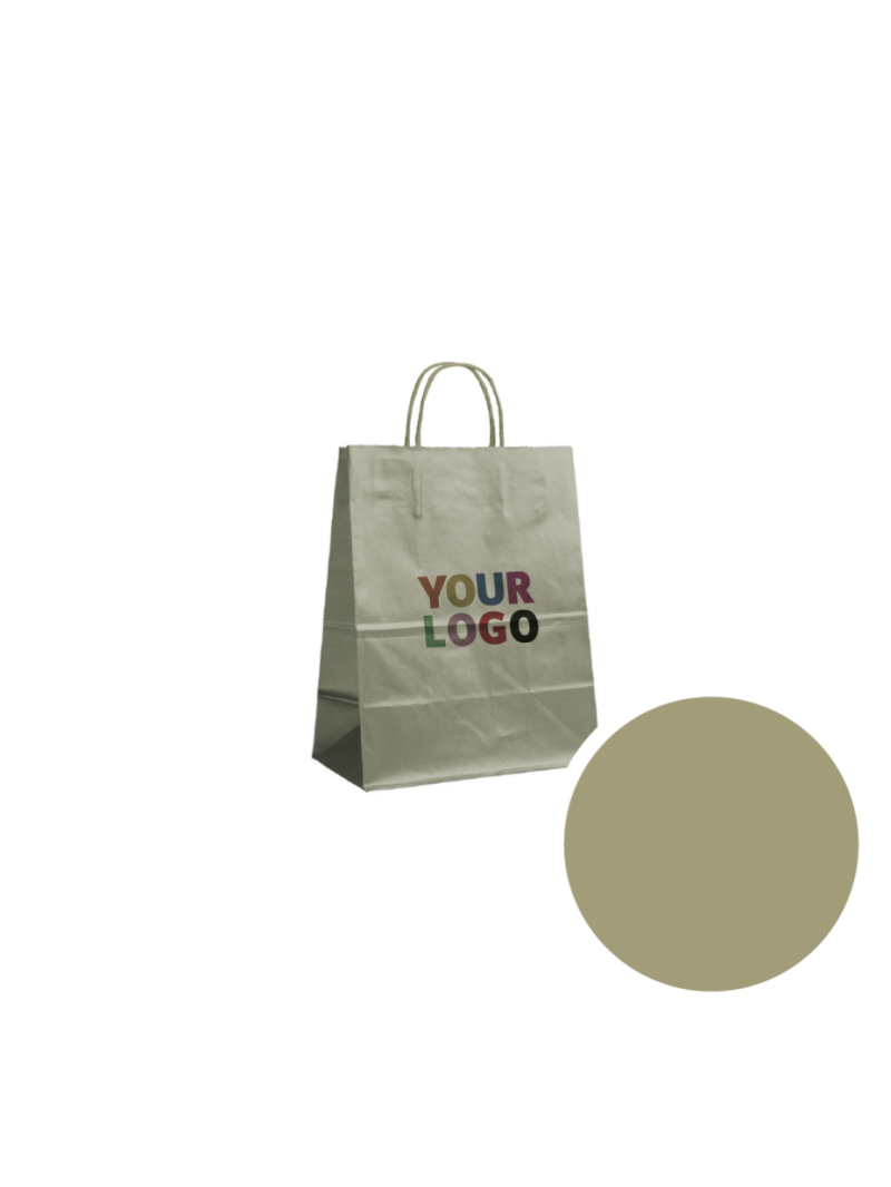 Paper Bags – Gold S (18x8x22cm)