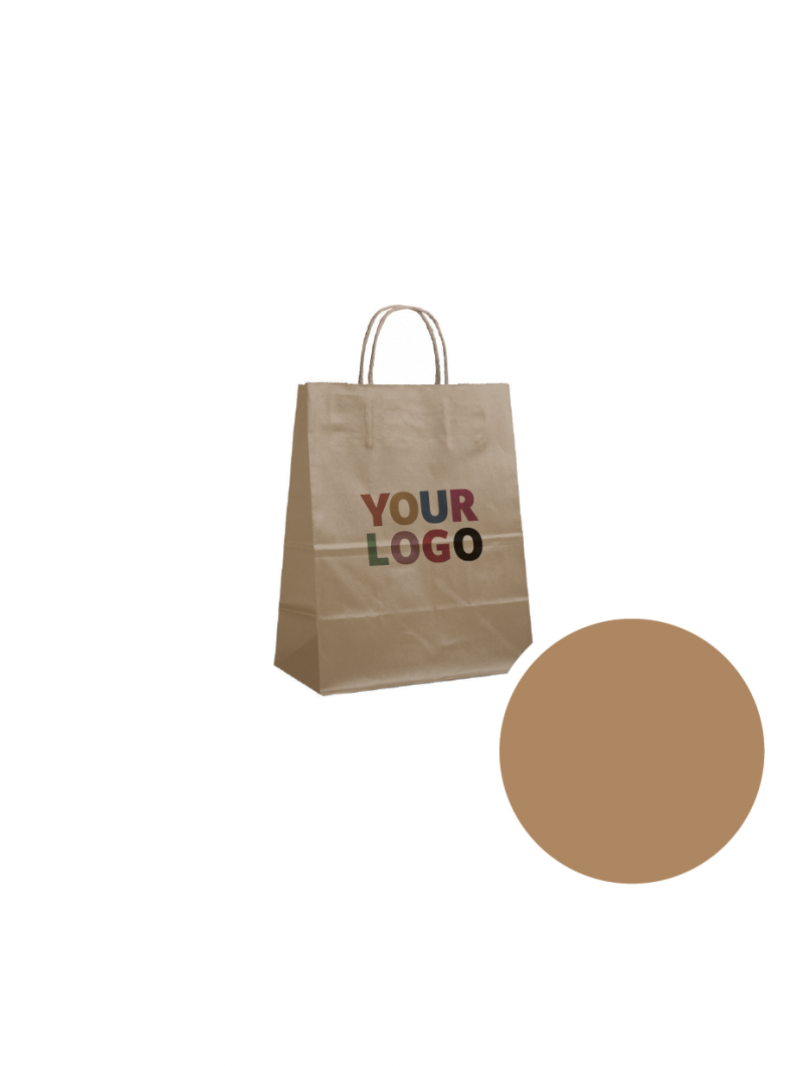 Sacs papier - Bronze S (18x8x22cm)