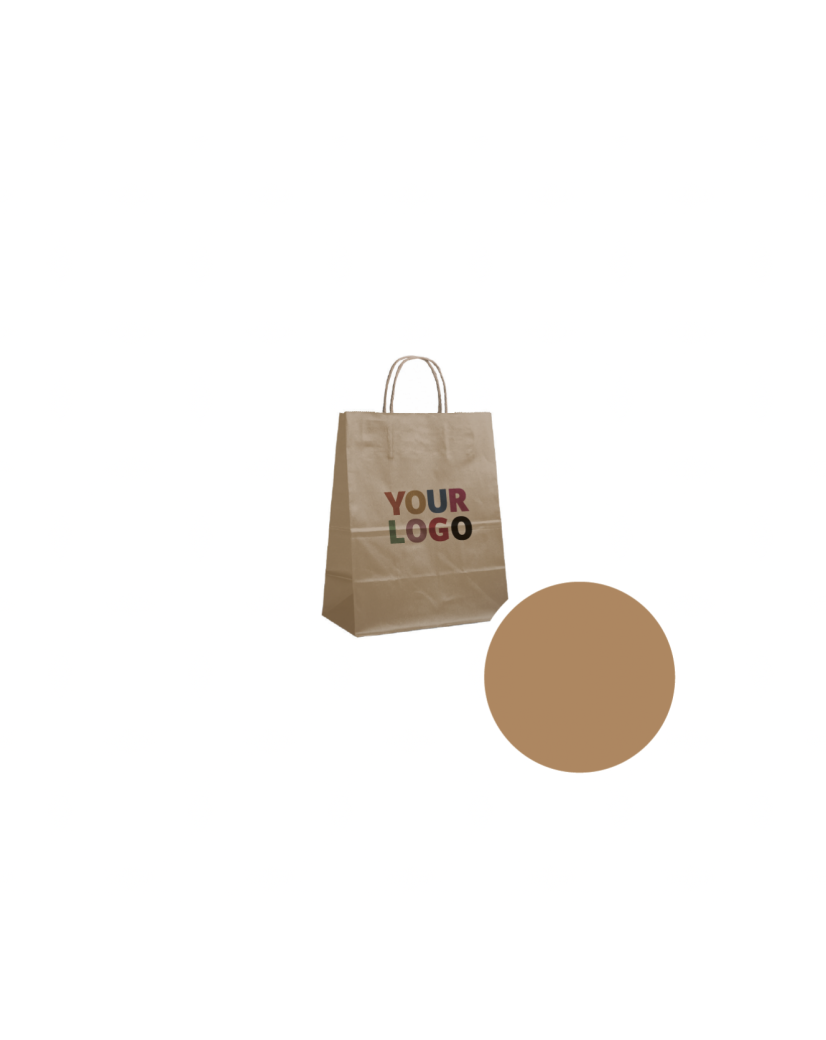 Sacs papier - Bronze S (18x8x22cm)