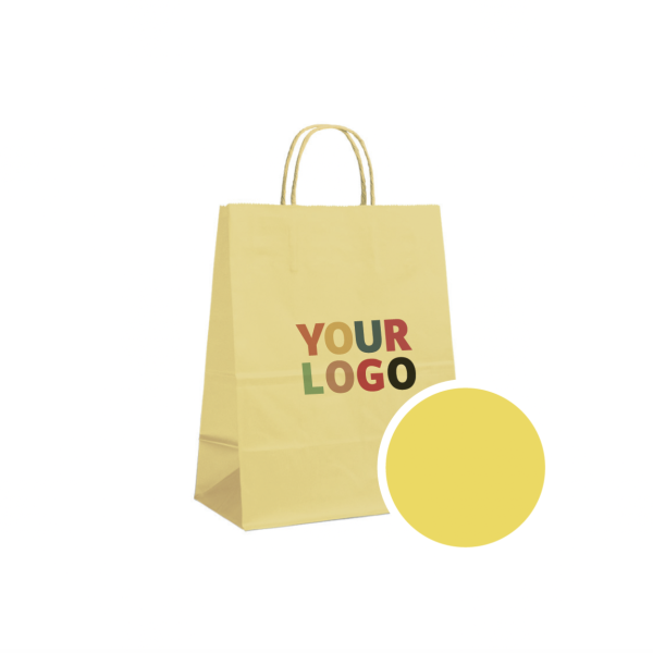 Paper Bag Yellow L (32x12x41cm)