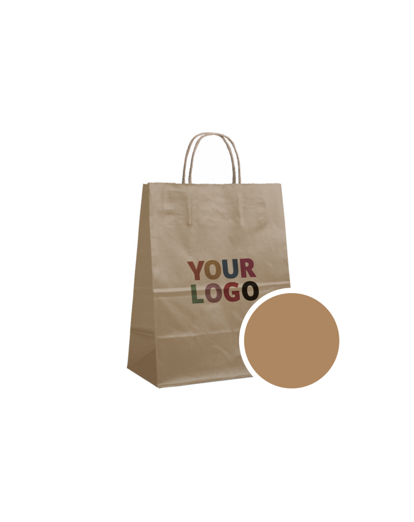 SAC PAPIER BRONZE L (32x12x41cm)