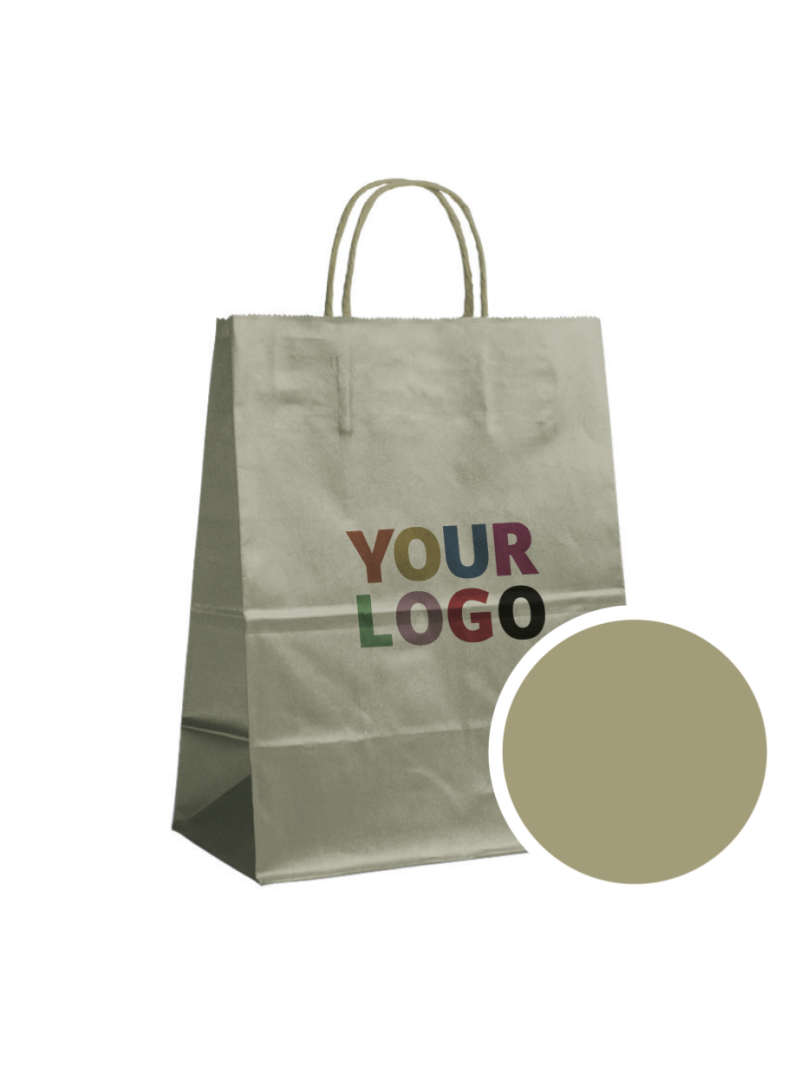 Paper Bag Gold L (32x12x41cm)