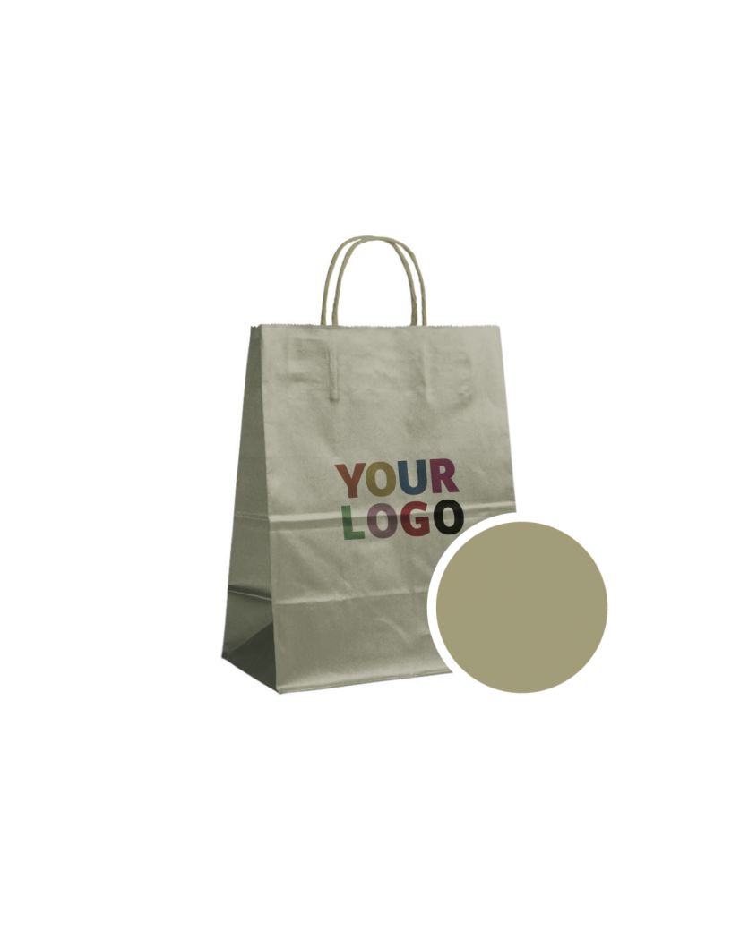 Paper Bag Gold L (32x12x41cm)