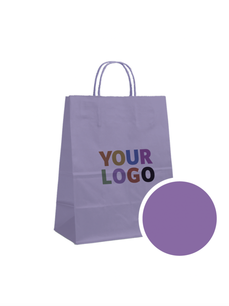 Paper Bag Lavender L (32x12x41cm)