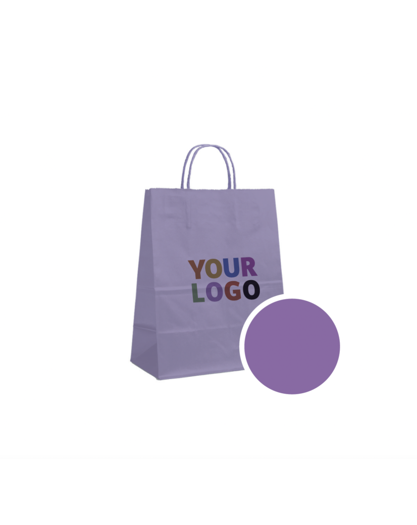 Paper Bag Lavender L (32x12x41cm)