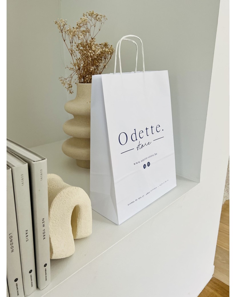 White Kraft Bag M – Your Logo Will Feel Right at Home