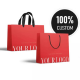 Bolsa de papel de lujo 100% personalizada